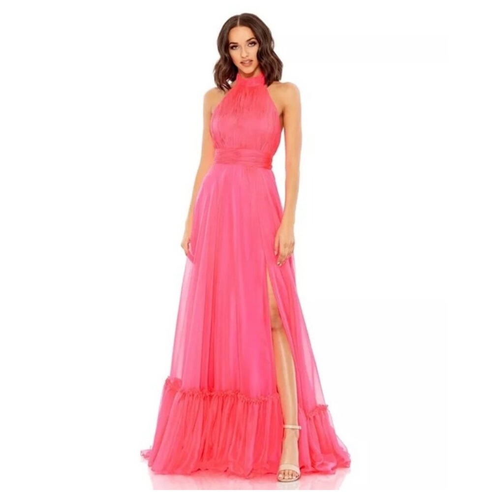 Mac Duggal Pink Maxi Dress
